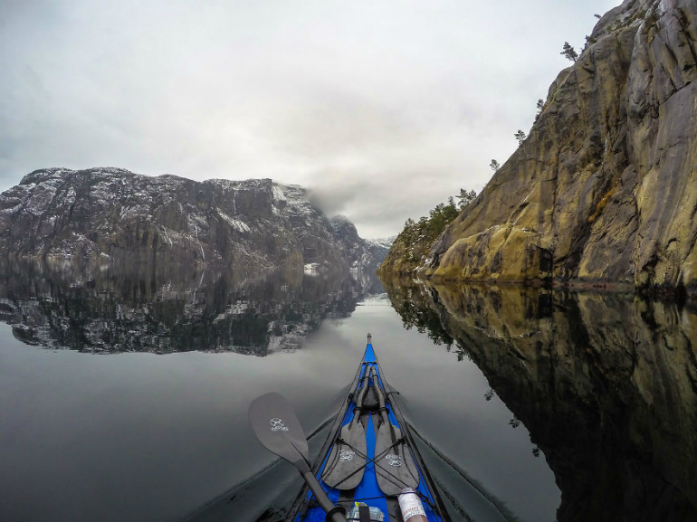 Pour trouver la paix dans un kayak