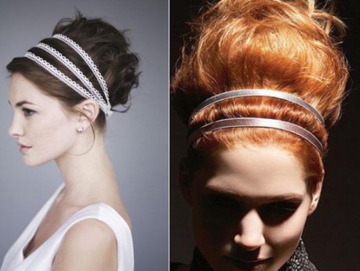 Comment faire une coiffure avec un bandage?