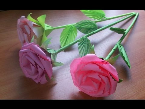 Comment faire une rose à partir de papier?