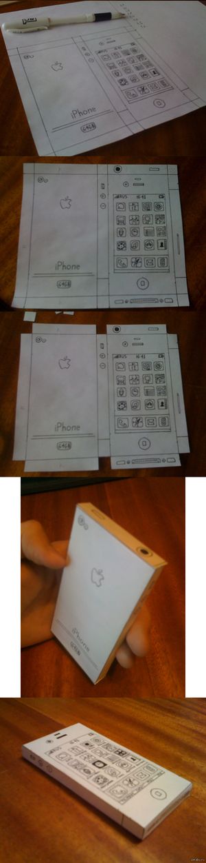 Comment faire du papier iPhone?