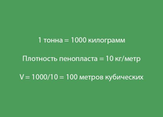 Comment traduire les tonnes en mètres cubes?